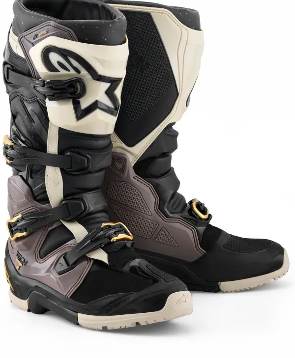 Alpinestars Tech 7 Enduro Drystar Black/Dark Gray/Gold>Heren Heren Motorlaarzen
