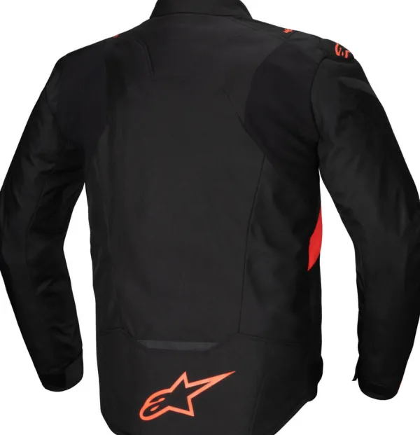 Alpinestars T-Jaws V4 WP Motorjas Black/Red Fluo 1030> Motorjassen