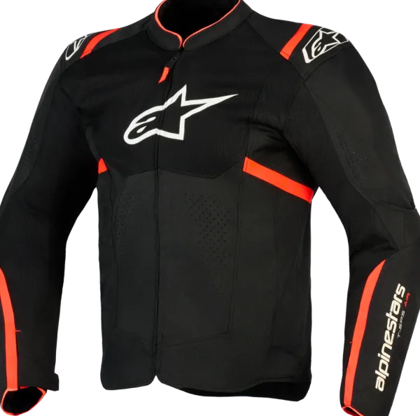 Alpinestars T-Sps Air V2 Motorjas Black Red Fluo 1030> Motorjassen