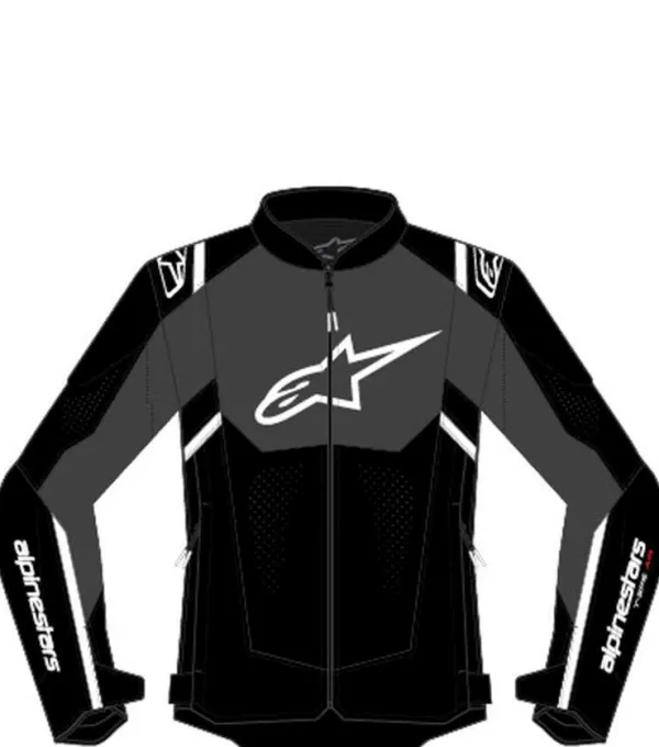 Alpinestars T-Sps Air V2 Motorjas Black White 12> Motorjassen