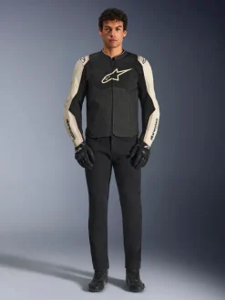 Alpinestars T-Sps Air V2 Motorjas Black/Mastic Aluminum> Motorjassen