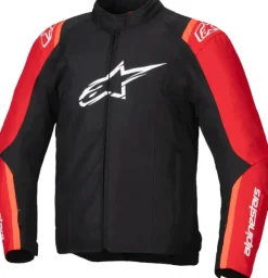 Alpinestars T-SPS V2 WP Motorjas Black Red Red Fluo 1575> Motorjassen