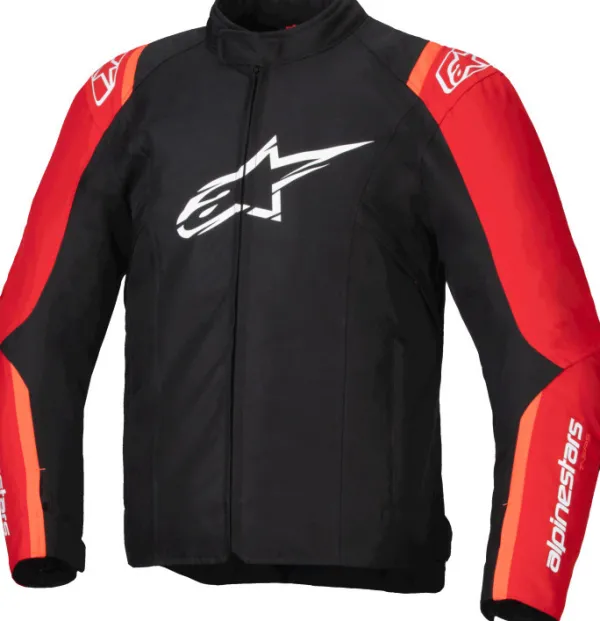 Alpinestars T-SPS V2 WP Motorjas Black Red Red Fluo 1575> Motorjassen