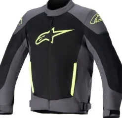 Alpinestars T-SP X Superair Motorjas Tar Gray Black Yellow Fluo 9151> Motorjassen