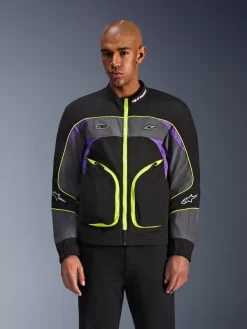 Alpinestars Unite Motorjas Black/Asphalt/Violet><noscript><img width=