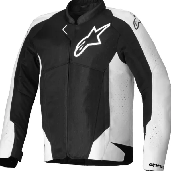 Alpinestars Viper Air V4 Motorjas Black White 12> Motorjassen