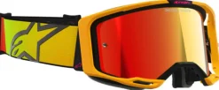 Alpinestars Vision 8 Corp Goggle Yellow/Pink/Mirror Red> Crossbrillen