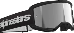 Alpinestars Vision 3 Wordmark Goggle Yellow Fluo/Mirror Silver> Crossbrillen