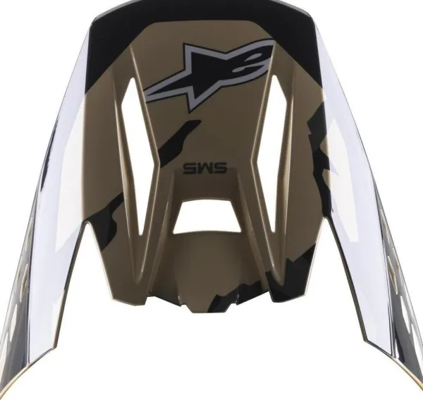 Alpinestars Visor S-M5 - Rover Sand Tangerine Camo Glossy 8049> Vizieren