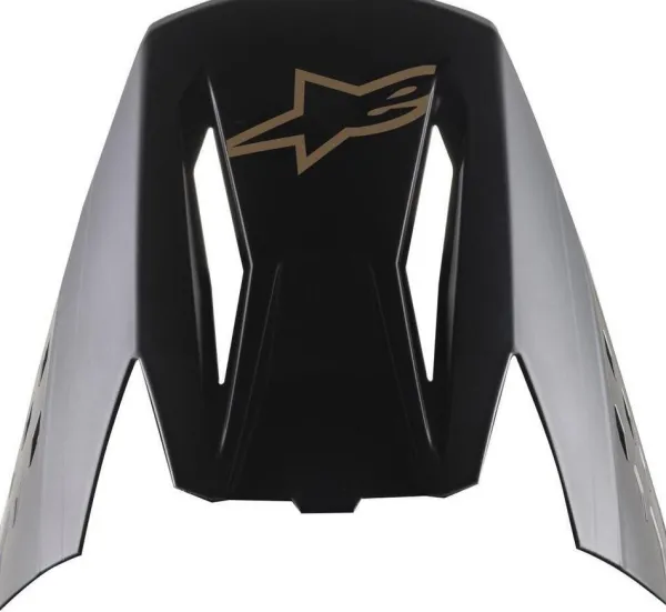Alpinestars Visor S-M5 - Solid Black Brown Matt 1187> Vizieren