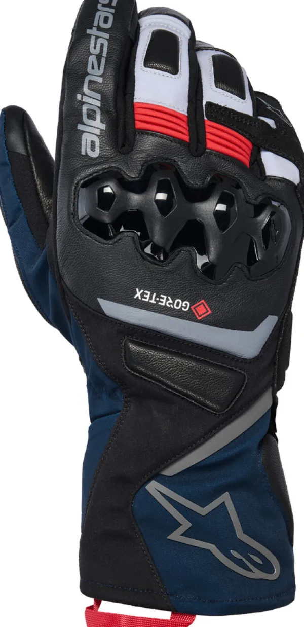 Alpinestars Wt-8 Gore-Tex® Insulated Gloves Black Dark Blue 1267> Motorhandschoenen