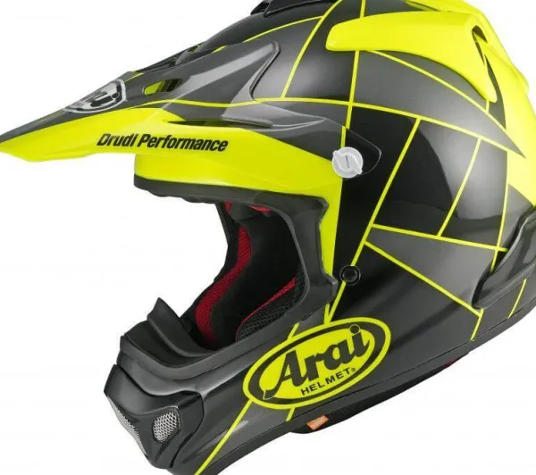 Arai MX-V EVO Peak Yellow> Adventure Helmen|Crosshelmen