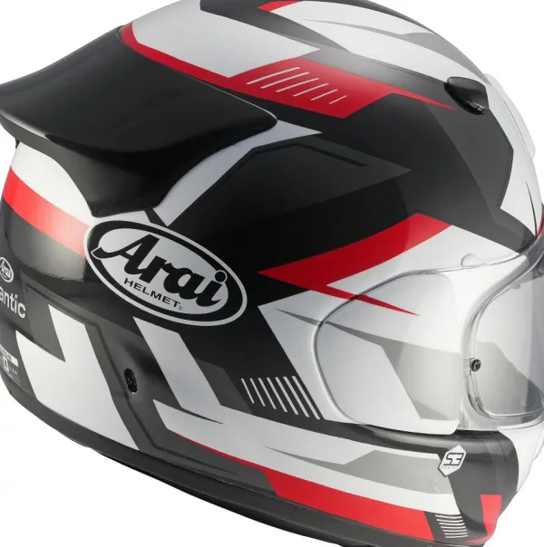 Arai Quantic 06 Supra Red> Integraalhelmen|Bluetooth Helmen