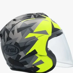 Arai SZ-R EVO Mimesis Yellow> Jethelmen|Bluetooth Helmen