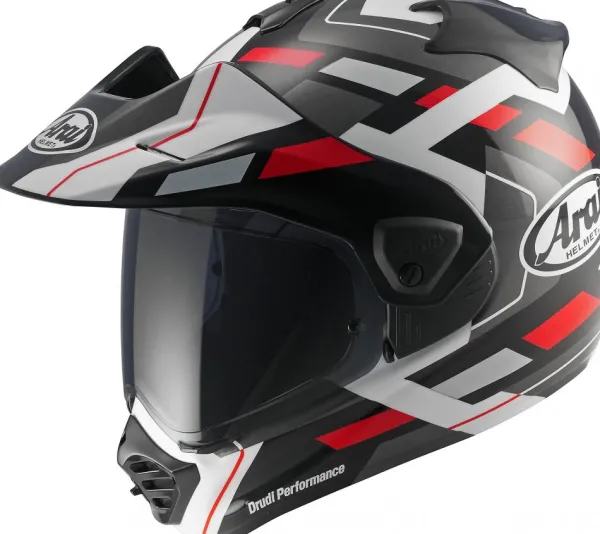 Arai Tour X5 Match Red> Adventure Helmen|Integraalhelmen