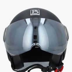 Beon B110 Mat Zwart>DAMES Jethelmen|Dames Scooterhelmen