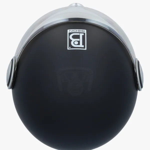 Beon B110 Mat Zwart>DAMES Jethelmen|Dames Scooterhelmen