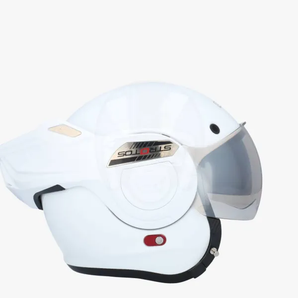 Beon B707 Stratos Wit> Systeemhelmen|Helmen Met Zonnevizier