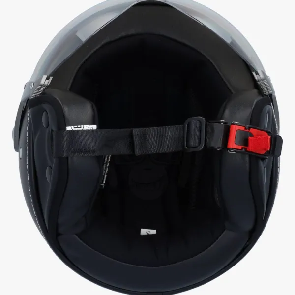 Beon Design-B Luxe Matzwart>DAMES Vespa Helmen|Jethelmen