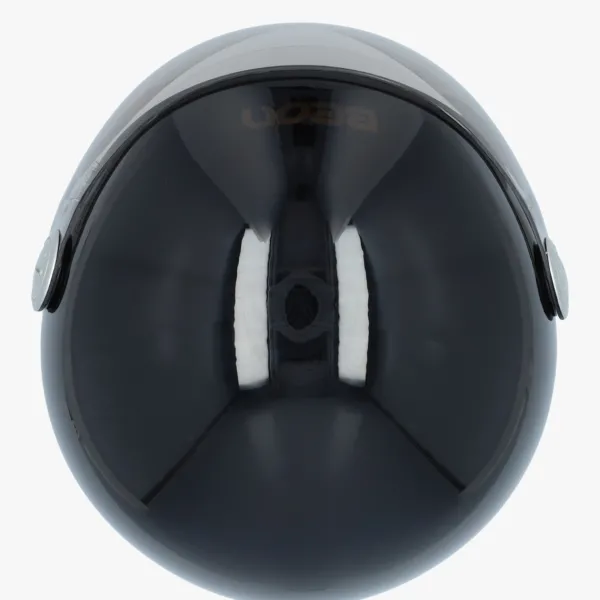 Beon Design Zwart Glans Effen>DAMES Vespa Helmen|Jethelmen