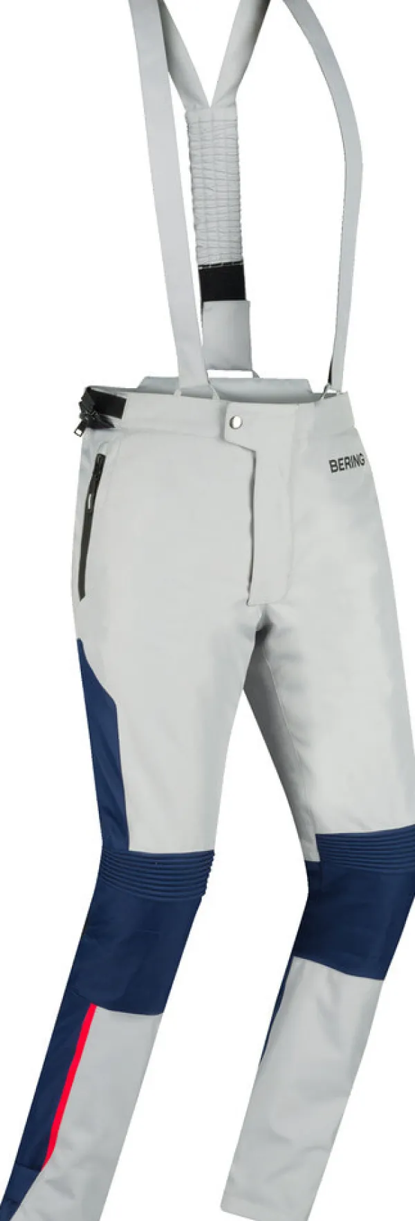 Bering Siberia Motorbroek Grey/Blue/Red> Motorbroeken