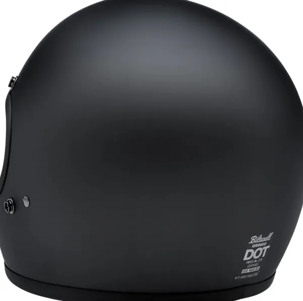 Biltwell Gringo Flat Black> Retro Helmen|Integraalhelmen