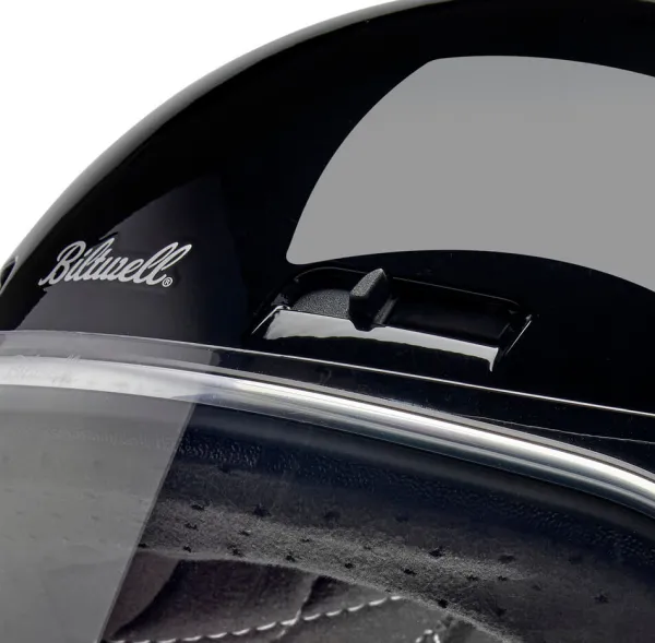 Biltwell Gringo SV Gloss Black> Retro Helmen|Integraalhelmen
