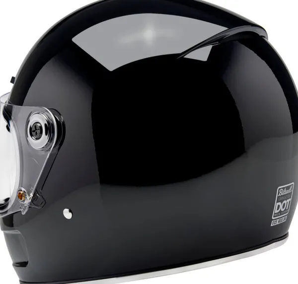 Biltwell Gringo SV Gloss Black> Retro Helmen|Integraalhelmen
