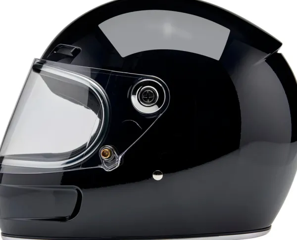 Biltwell Gringo SV Gloss Black> Retro Helmen|Integraalhelmen