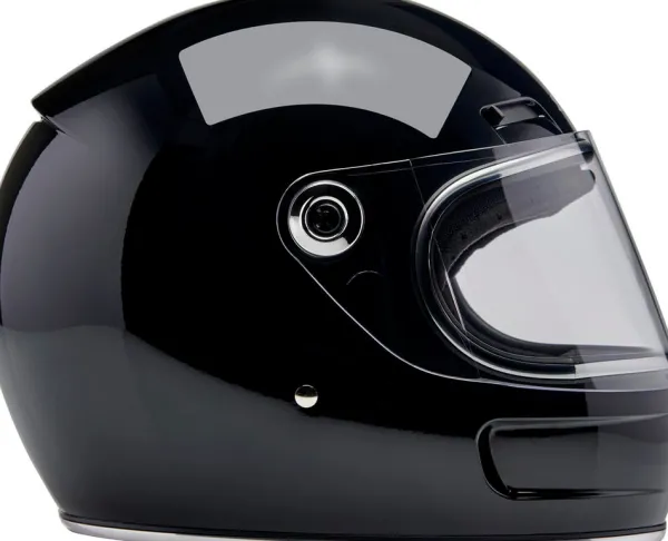 Biltwell Gringo SV Gloss Black> Retro Helmen|Integraalhelmen