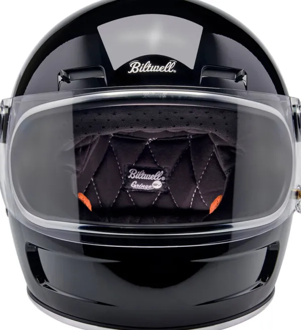 Biltwell Gringo SV Gloss Black> Retro Helmen|Integraalhelmen