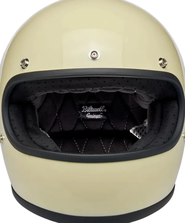 Biltwell Gringo Vintage White> Retro Helmen|Integraalhelmen