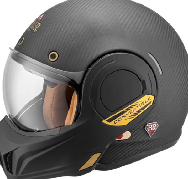 Black Rider Convertible Carbon> Systeemhelmen|Carbon Helmen