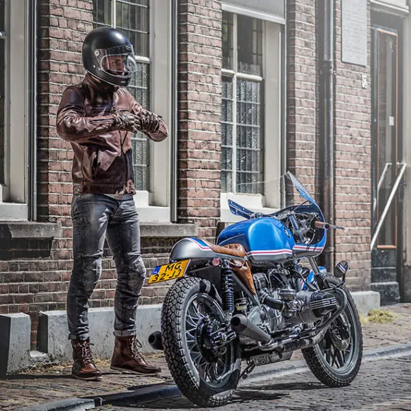 Blauer Kevin Motorjeans Gray 808> Motorbroeken