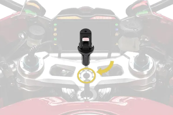 Chigee Technology Bevestigingsbeugel balhoofd 12-32mm MFP0042> Motor Accessoires