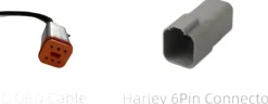 Chigee Technology 6pin OBD adapter kabel Harley Davidson MFP0047> Motor Accessoires