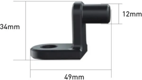Chigee Technology Spiegel bevestiging CG2 telefoonhouder kort MFP0092> Motor Accessoires