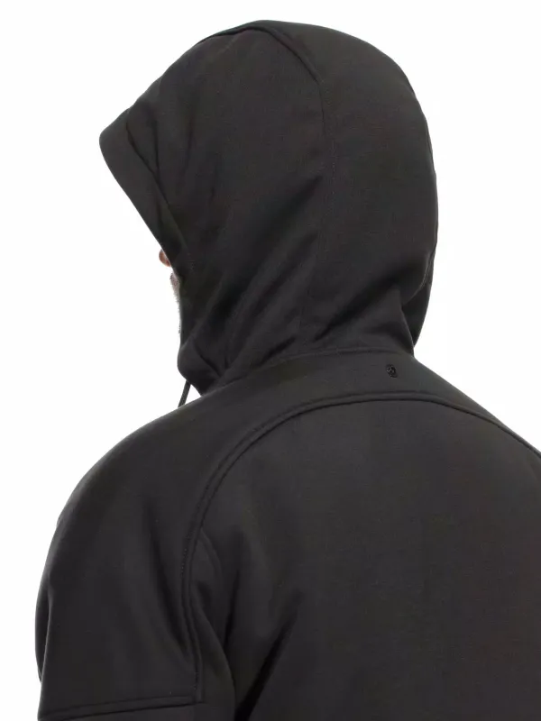 Dainese Bovisa Safety Motorhoodie Black/White 622> Motorhoodies|Motorjassen