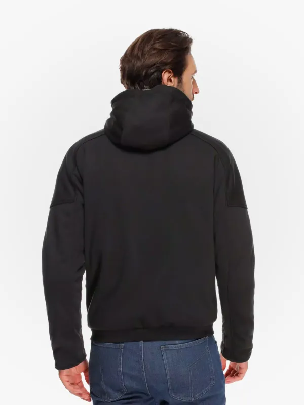 Dainese Bovisa Safety Motorhoodie Black/White 622> Motorhoodies|Motorjassen