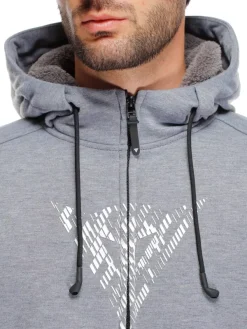 Dainese Bovisa Safety Motorhoodie Grey-Melange/Black N42> Motorhoodies|Motorjassen
