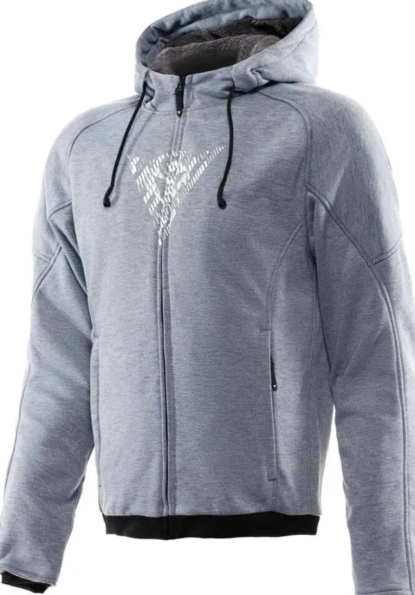 Dainese Bovisa Safety Motorhoodie Grey-Melange/Black N42> Motorhoodies|Motorjassen
