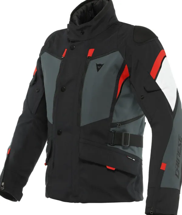 Dainese Carve Master 3 Gore-Tex Motorjas Black/Ebony/Lava Red 06C> Motorjassen