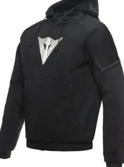 Dainese Daemon-X Motorhoodie Black/Black/White 948> Motorhoodies|Motorjassen