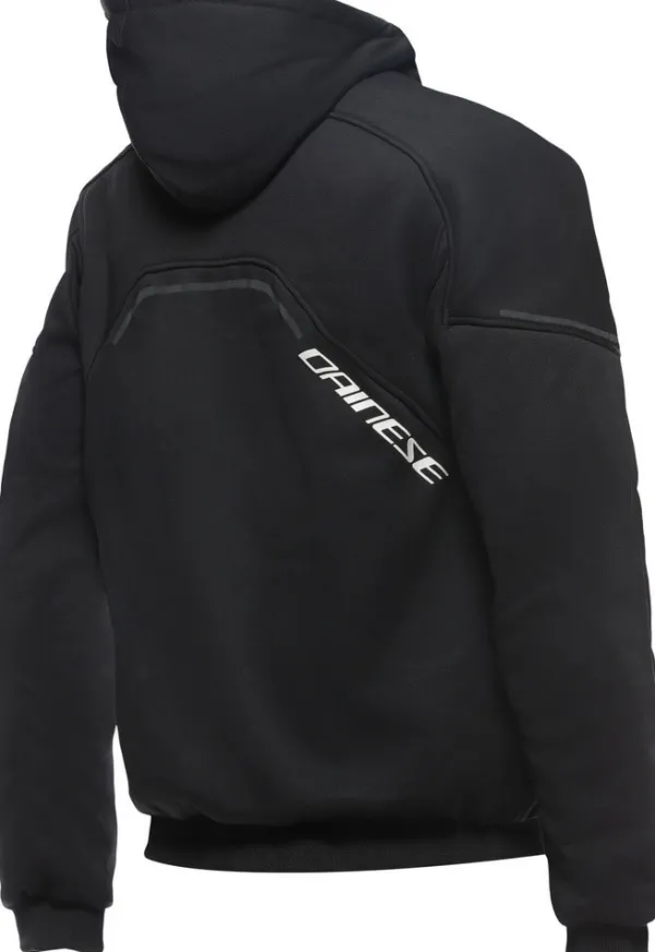 Dainese Daemon-X Motorhoodie Black/Black/White 948> Motorhoodies|Motorjassen