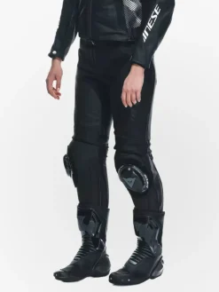 Dainese Delta 4 Leather Pants Women Motorbroek Black/Black><noscript><img width=