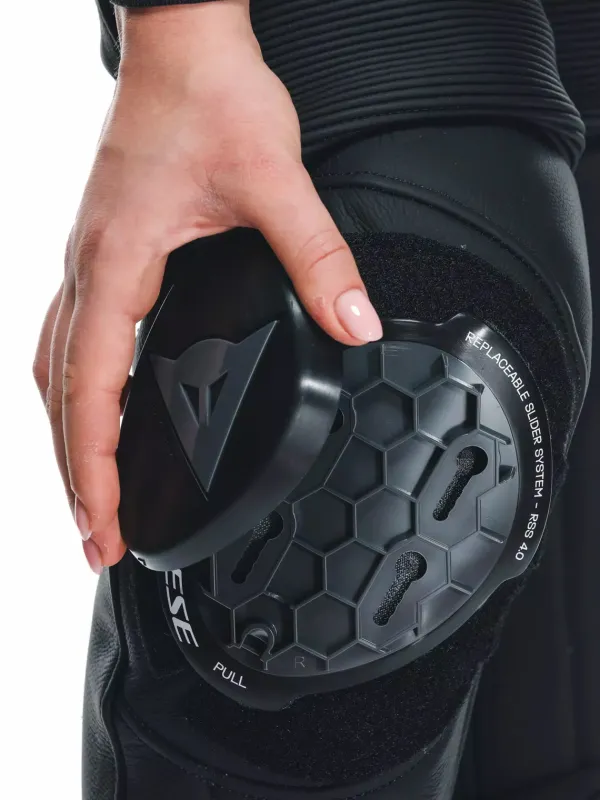 Dainese Delta 4 Leather Pants Women Motorbroek Black/Black> Motorbroeken