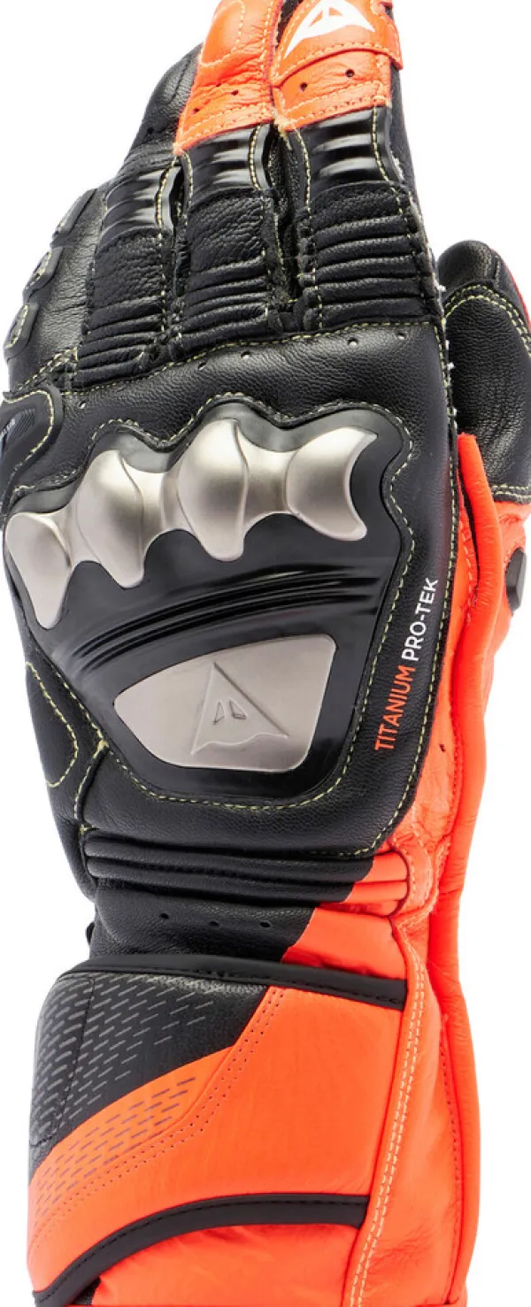 Dainese Full Metal 7 Gloves Black/Red-Fluo 628> Motorhandschoenen