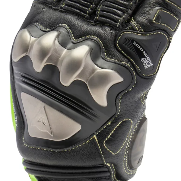 Dainese Full Metal 7 Gloves Black/Yellow-Fluo 620> Motorhandschoenen
