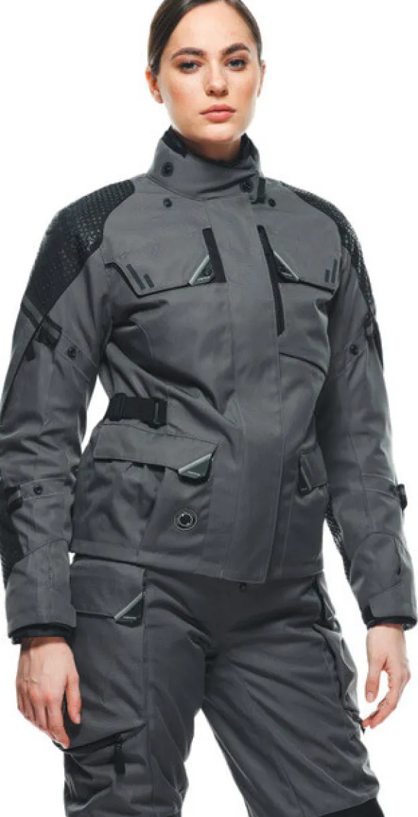Dainese Ladakh 3L D-Dry Lady Motorjas Iron Gate/Black 44B> Motorjassen