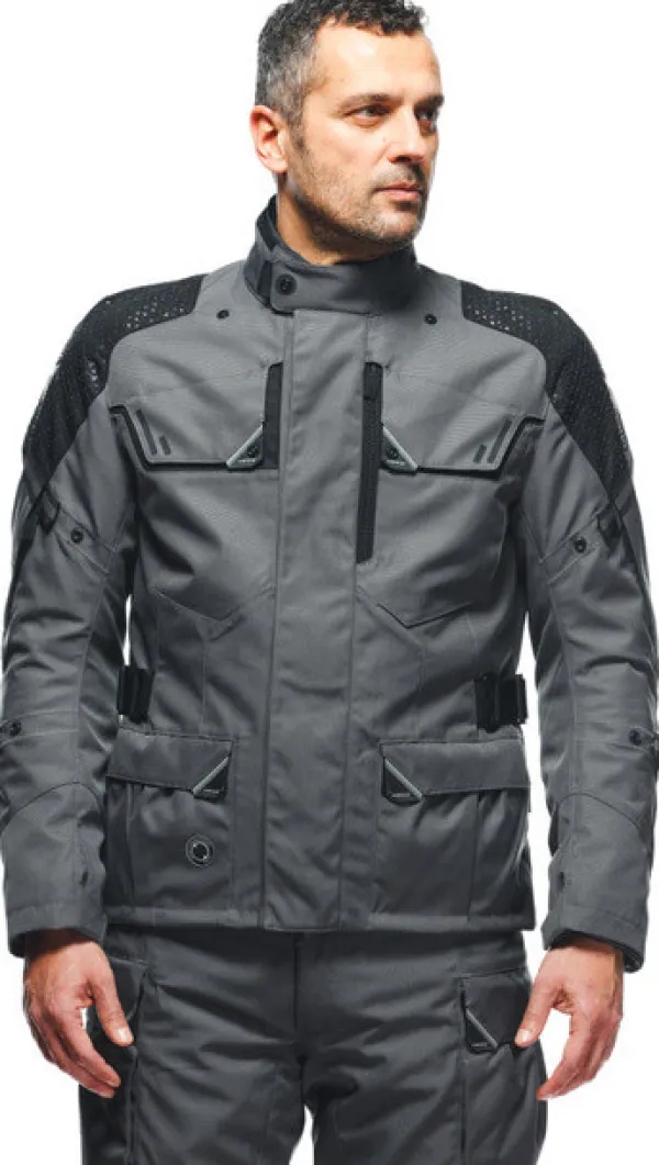 Dainese Ladakh 3L D-Dry Motorjas Iron Gate/Black 44B> Motorjassen
